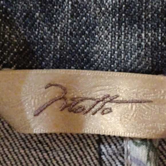 Motto Size Small Denim Distressed Jean Vest - Picture 2 of 7